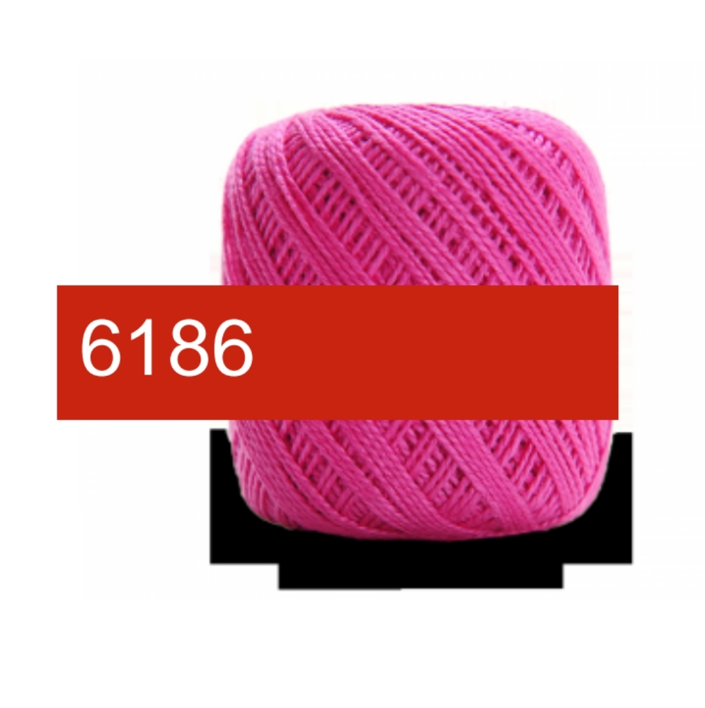5/$15 Circulo Rubi Brilhante Pink 6186 40m 5g Mercerized Cotton